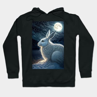 white hare 4 Hoodie